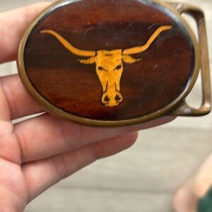 Longhorn Belt Buckle